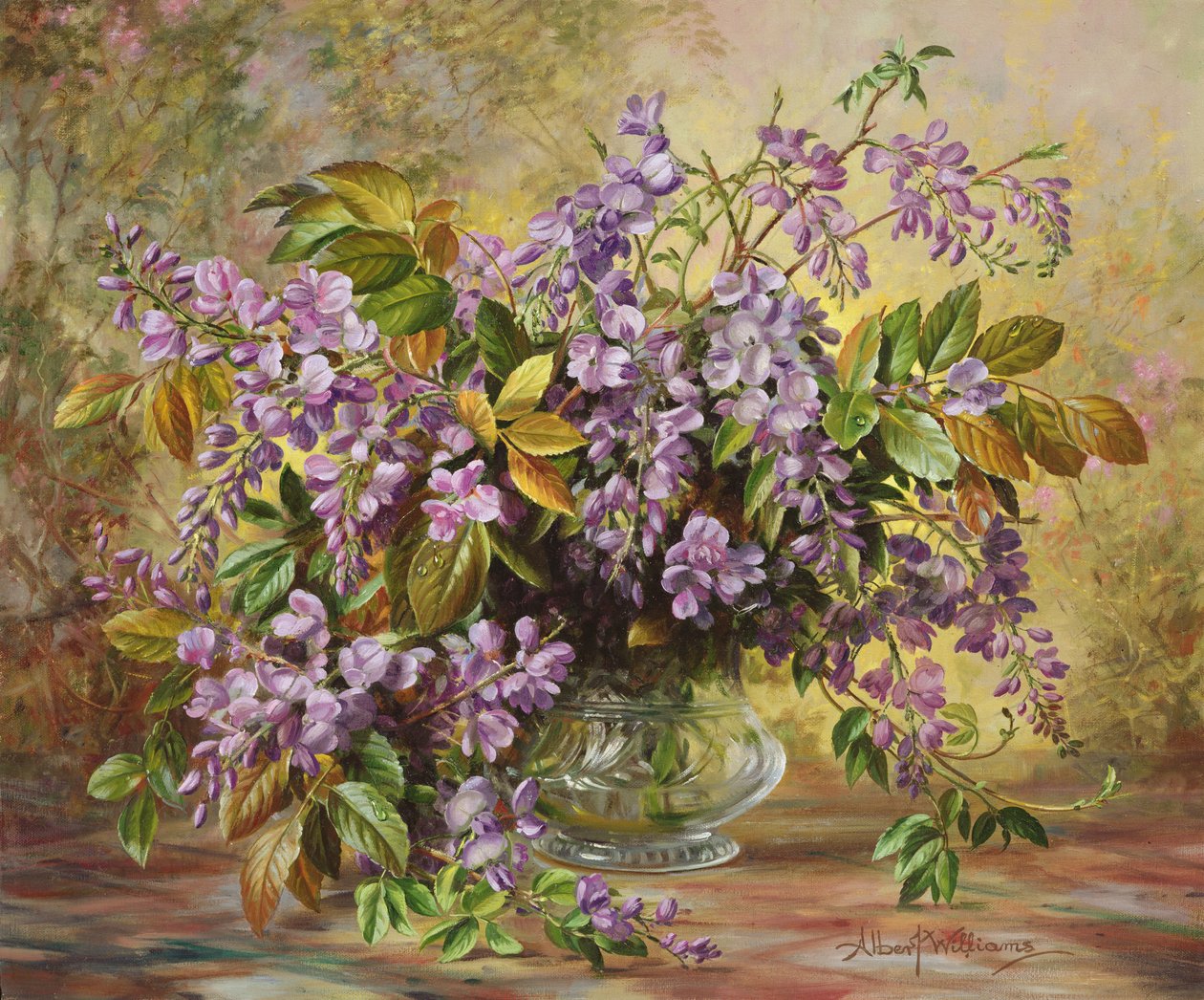 Czarująca glicynia czerwcowa autorstwa Albert Williams