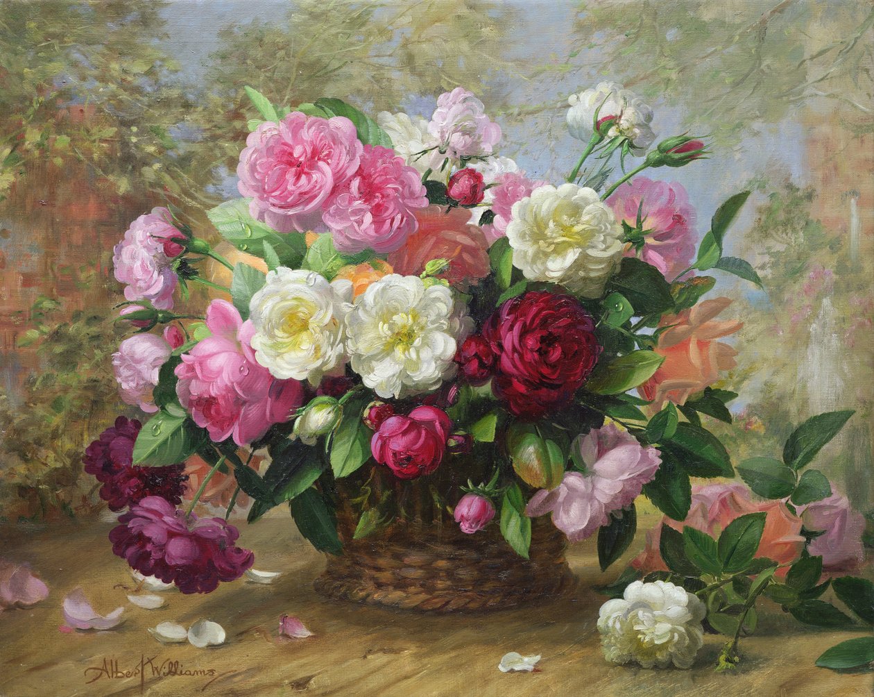 Niebiańskie piękno w letniej róży autorstwa Albert Williams