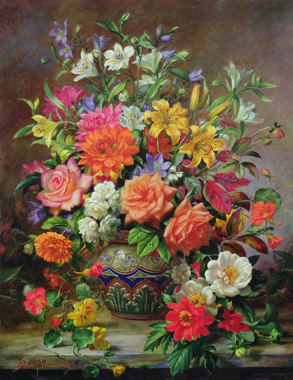 Kwiaty września, symbole nadziei i radości autorstwa Albert Williams