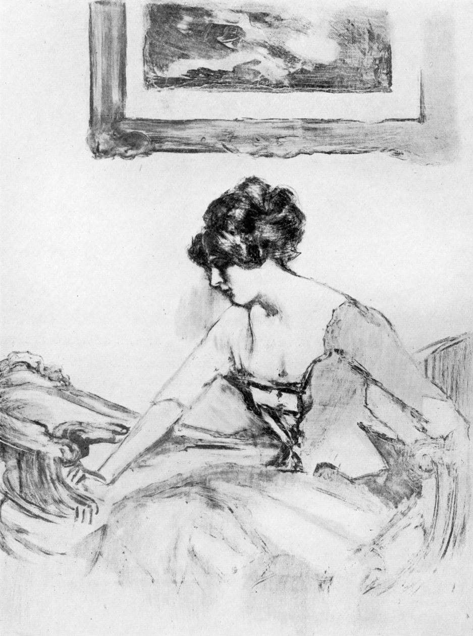 Studium, koniec XIX wieku, 1913. autorstwa Albert de Belleroche