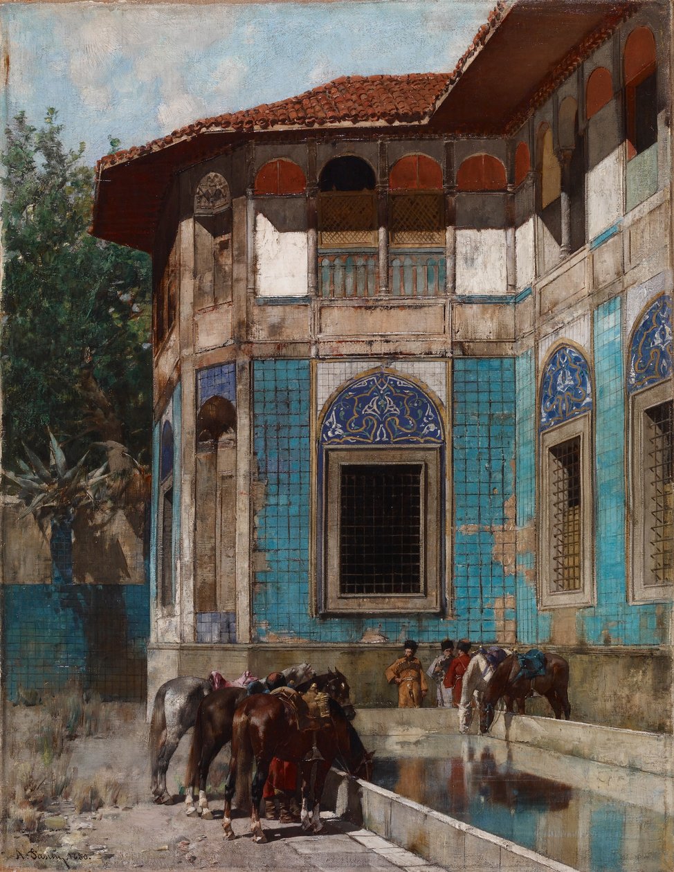 Damaszek autorstwa Alberto Pasini