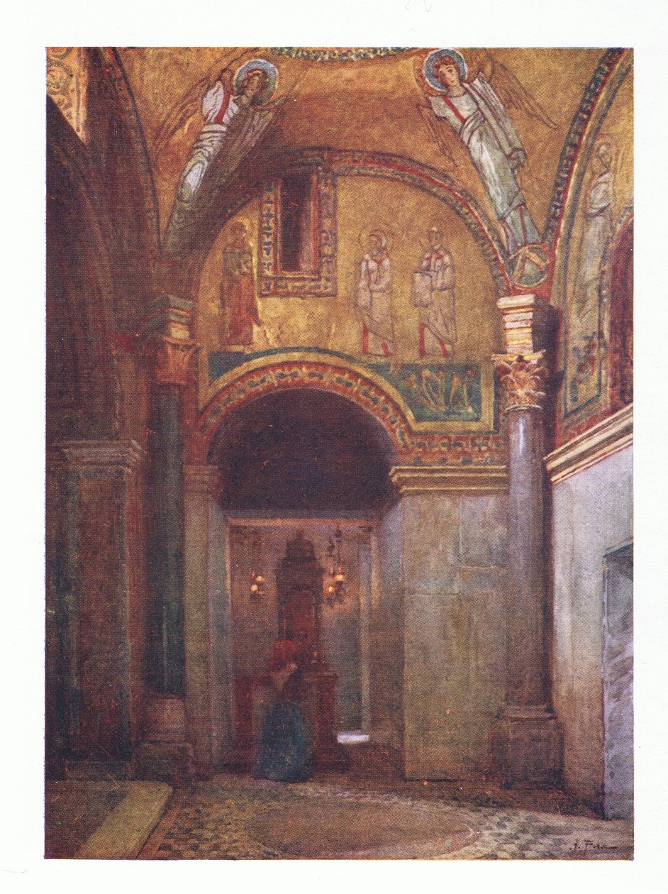 Kaplica San Zeno in S Prassede, z Rzymu wydana przez A & C Black Ltd, 1925 autorstwa Alberto Pisa