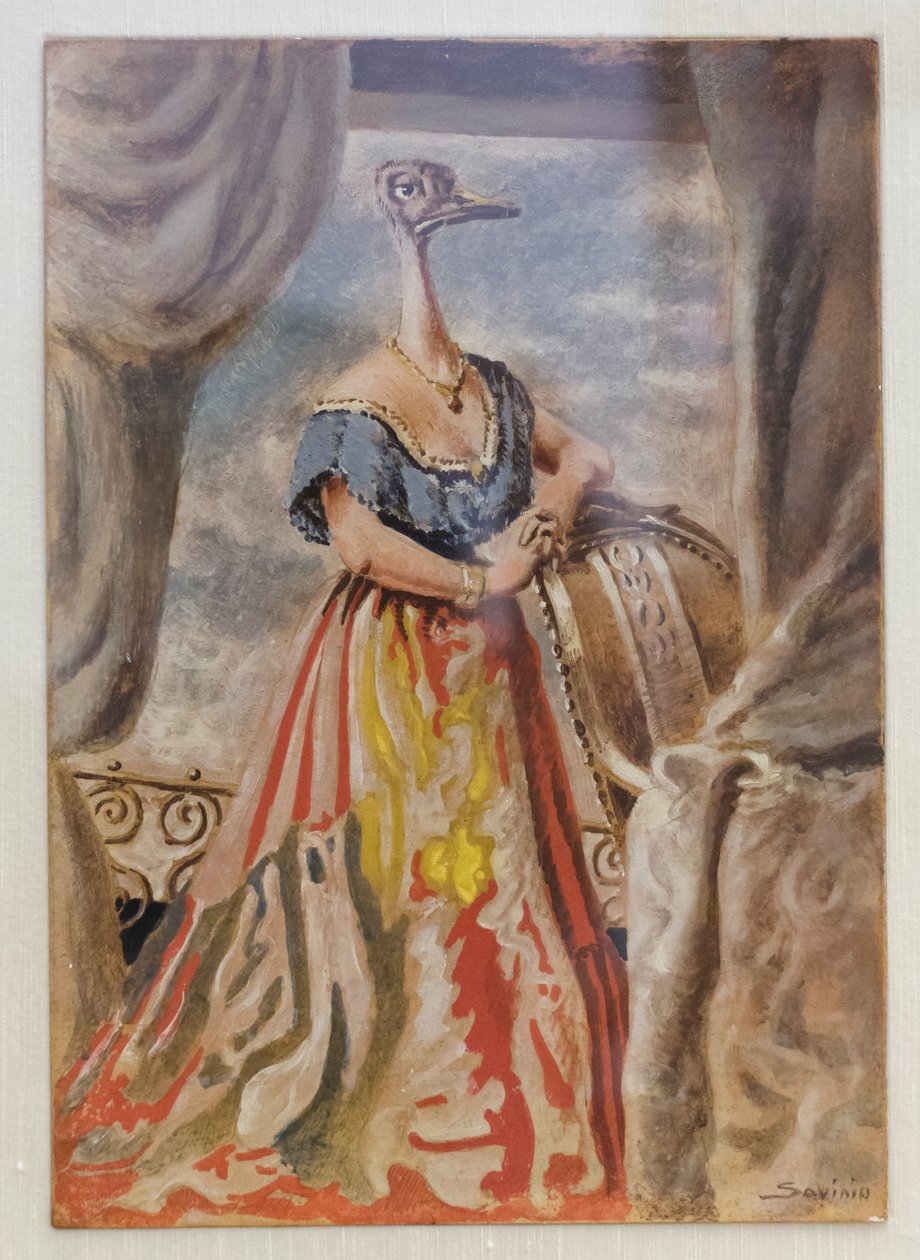 Papier, ok. 1930-31 (tempera na tekturze) autorstwa Alberto (1891 1952) Savinio