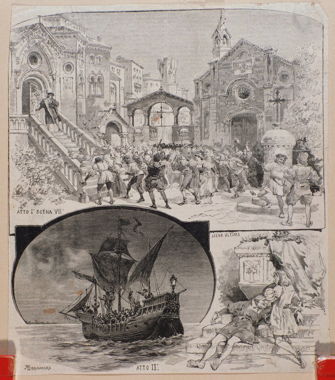 Ilustracje Cristoforo Colombo, dzieło Alberto Franchettiego, ok. 1892 r. autorstwa Alberto Franchetti
