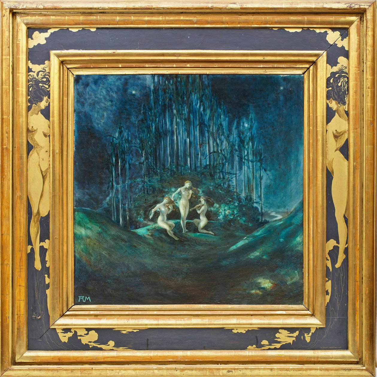 Nocturnal by Chopin (olej na płótnie) autorstwa Alberto Martini