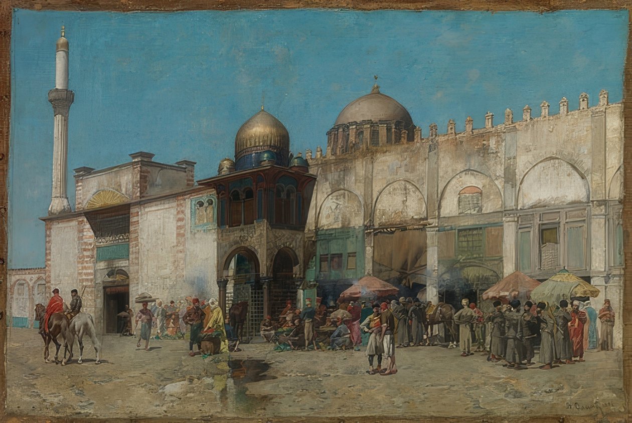 Meczet. 1886 autorstwa Alberto Pasini