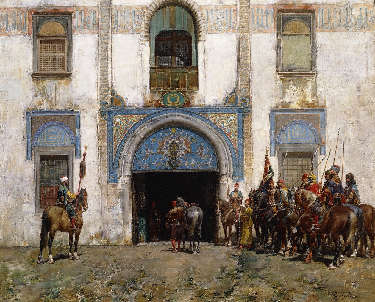 Straż Pałacowa, autorstwa Alberto Pasini