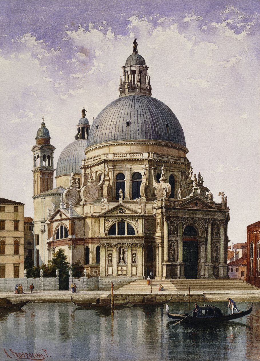 Santa Maria della Salute, Wenecja autorstwa Alberto Prosdocini or Prosdocimi