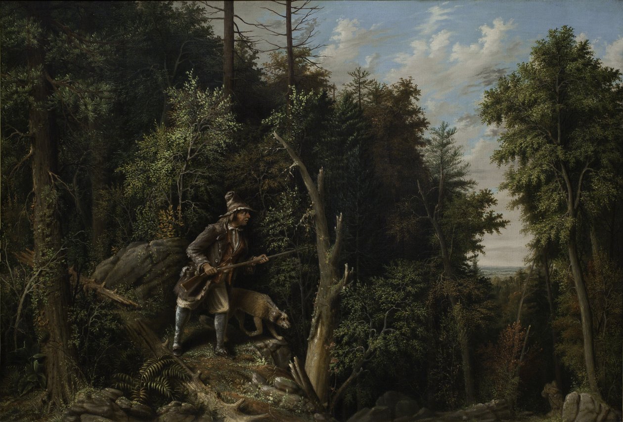 Rip Van Winkle w górach, 1880 autorstwa Albertus D.O Browere