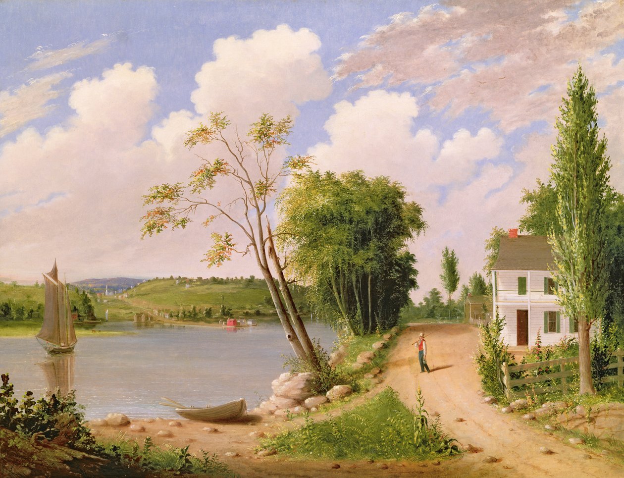 Catskill, Nowy Jork, 1849 autorstwa Albertus D.O Browere