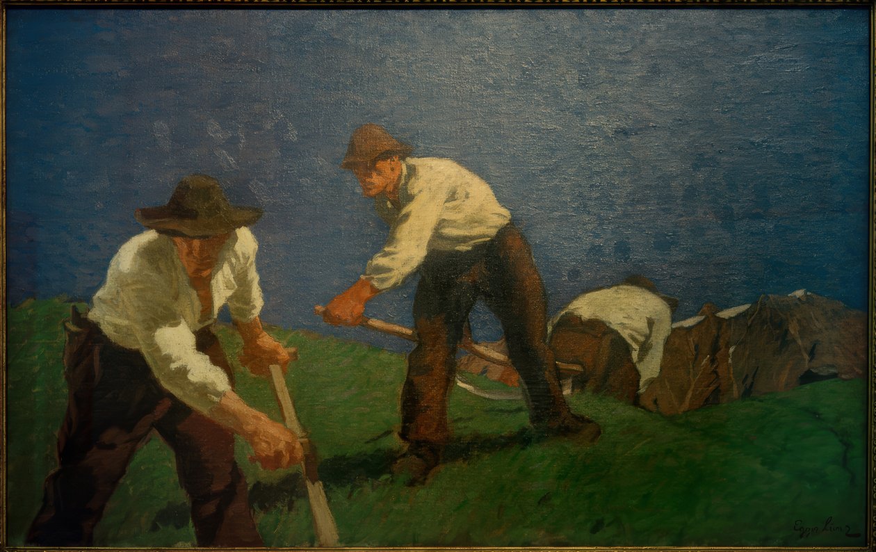 Bergmaher autorstwa Albin Egger Lienz