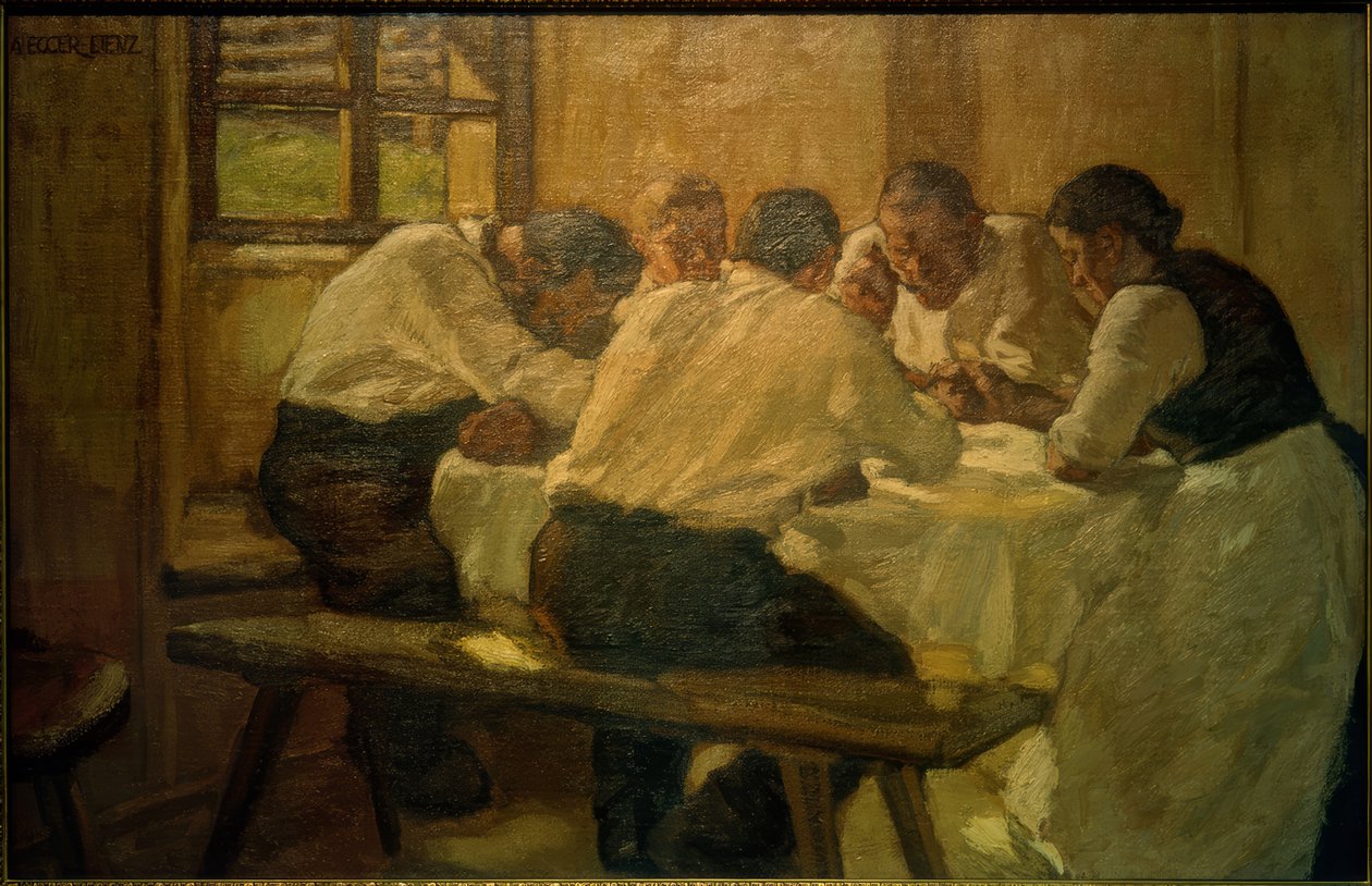 Obiad (Zupa, Wersja II) autorstwa Albin Egger Lienz