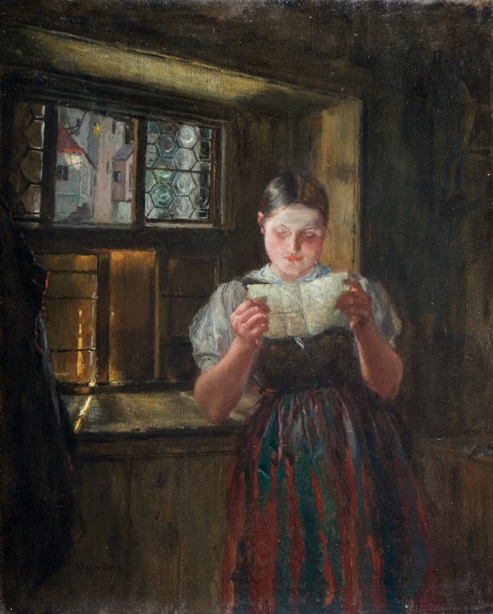 Przez niego autorstwa Albin Egger Lienz