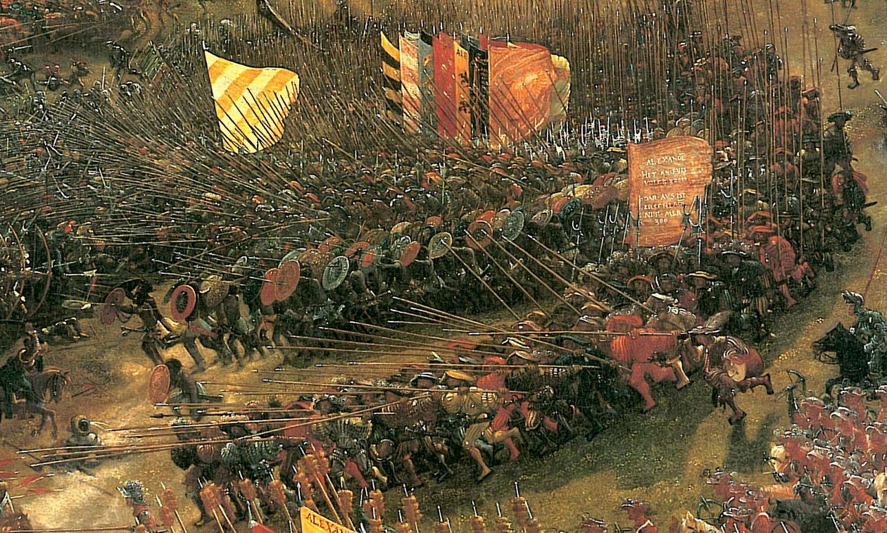Bitwa pod Issus (Szczegóły) autorstwa Albrecht Altdorfer