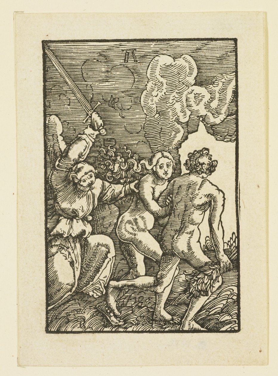 Adam i Ewa wygnani z raju autorstwa Albrecht Altdorfer