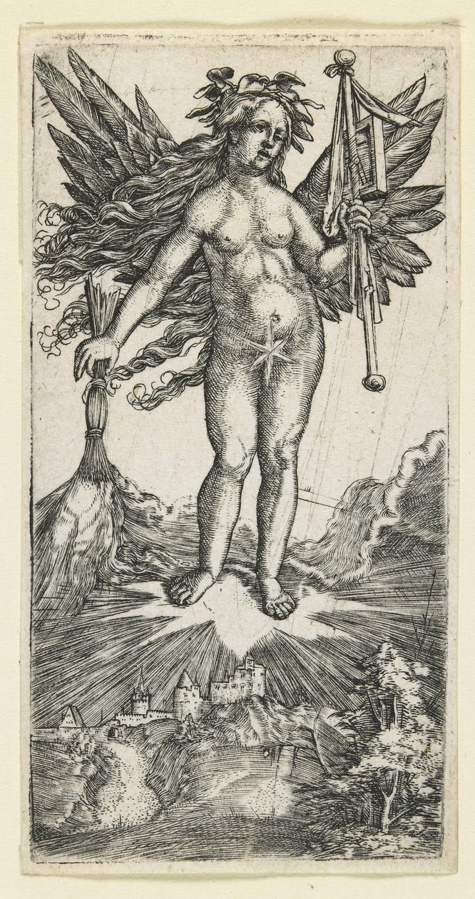 Figura alegoryczna, c. 1515-1518 autorstwa Albrecht Altdorfer