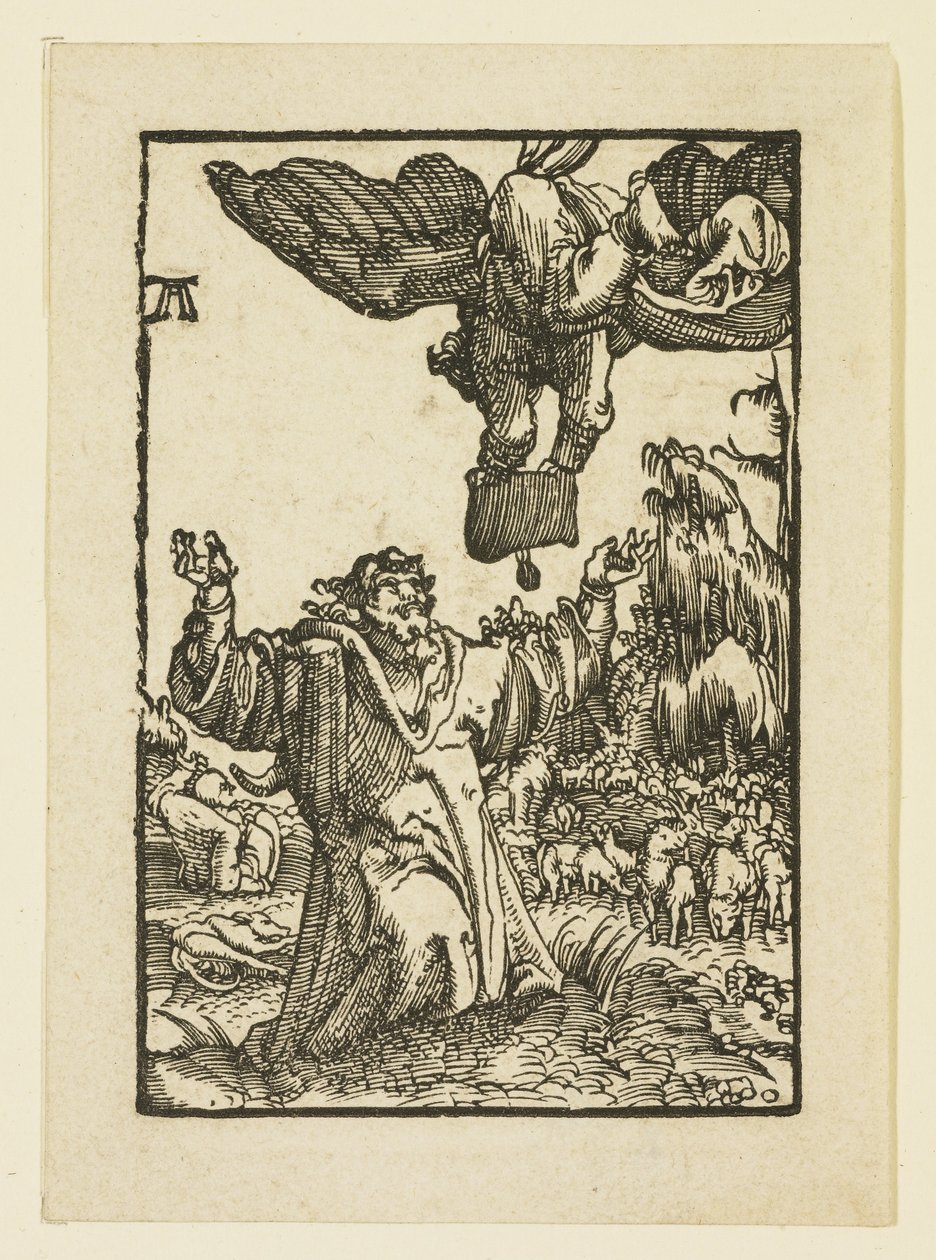 Anioł ukazujący się Joachimowi autorstwa Albrecht Altdorfer
