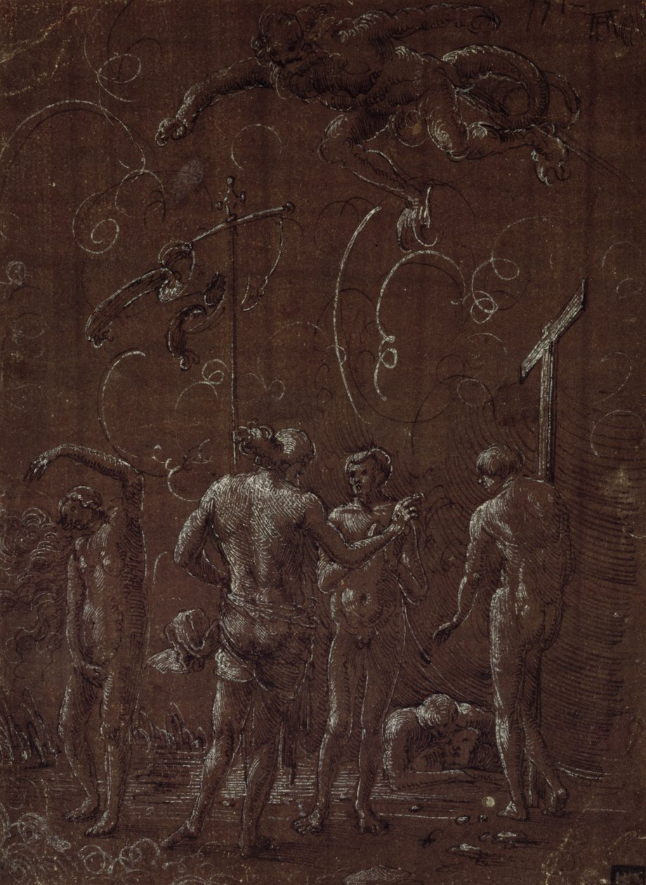 Chrystus w Limbo, XVI w. autorstwa Albrecht Altdorfer