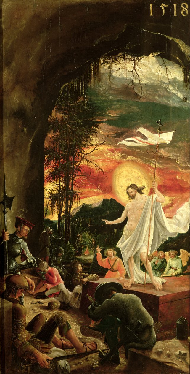Zmartwychwstanie Chrystusa, 1518 autorstwa Albrecht Altdorfer
