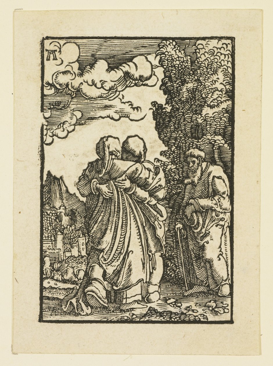 Nawiedzenie Dziewicy Elżbiety autorstwa Albrecht Altdorfer