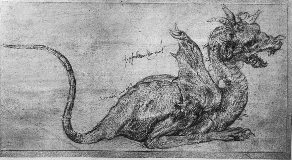 smok autorstwa Albrecht Dürer