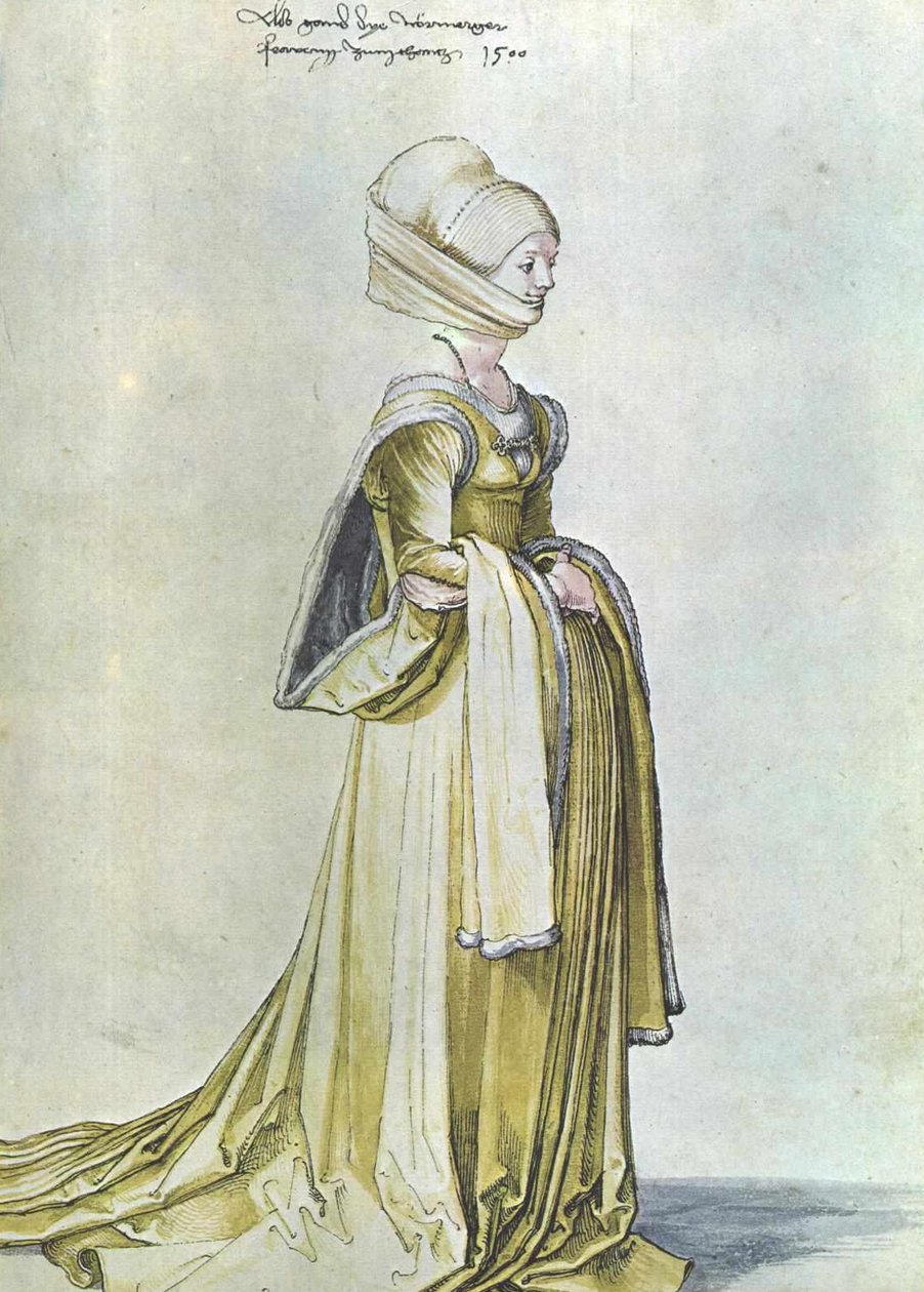 Norymberga w tanecznej sukience autorstwa Albrecht Dürer