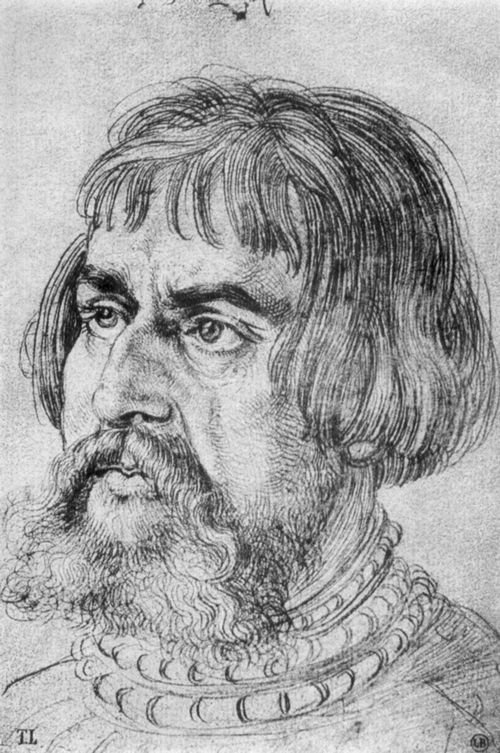 Portret Lucasa Cranacha Starszego autorstwa Albrecht Dürer