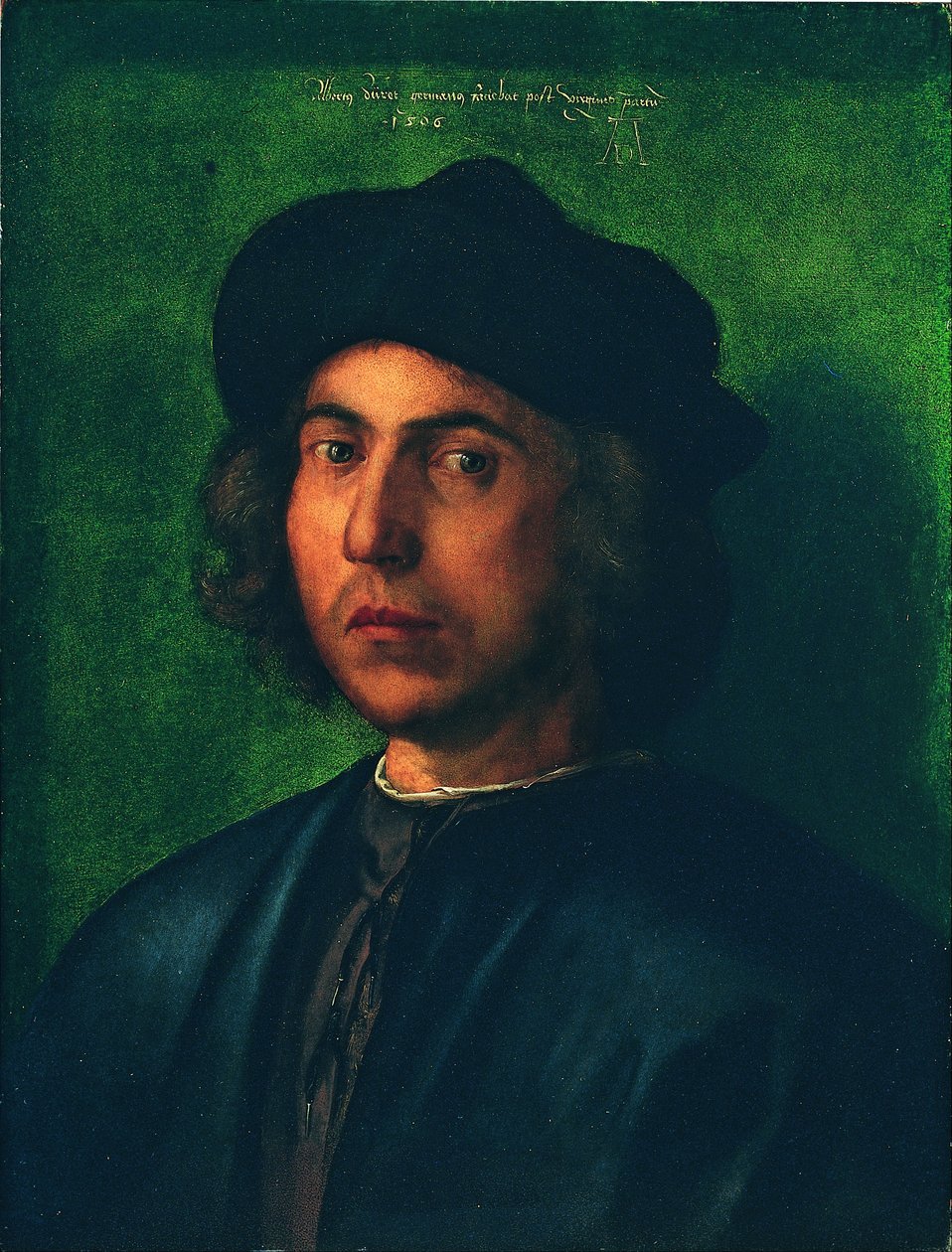 Portret młodego mężczyzny autorstwa Albrecht Dürer