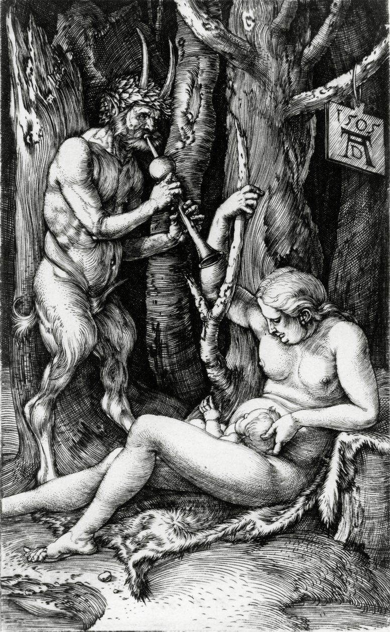Rodzina Satyrów, 1505 autorstwa Albrecht Dürer