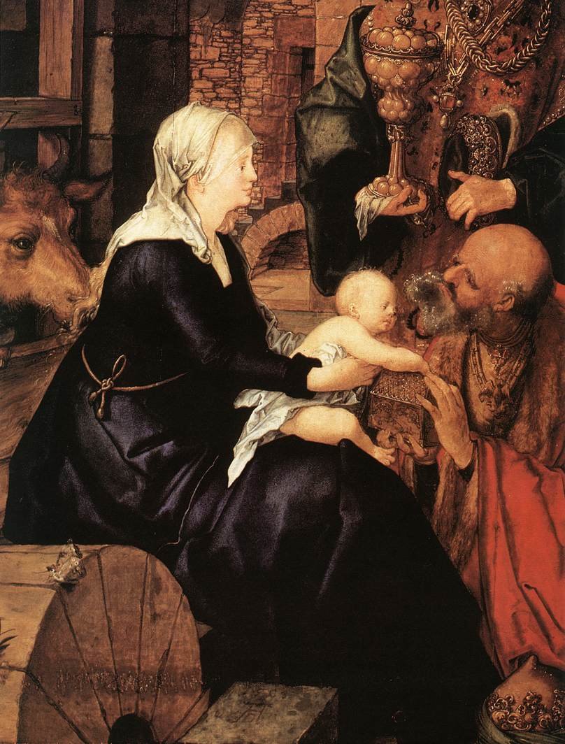Pokłon Trzech Króli autorstwa Albrecht Dürer