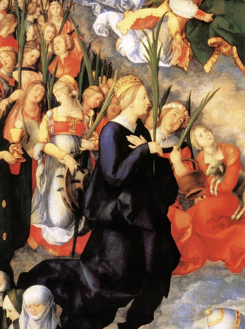 Adoracja Trójcy Świętej autorstwa Albrecht Dürer
