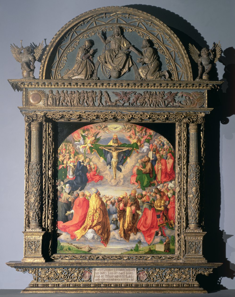 Ołtarz Landauera, dzień Wszystkich Świętych, 1511 r. autorstwa Albrecht Dürer