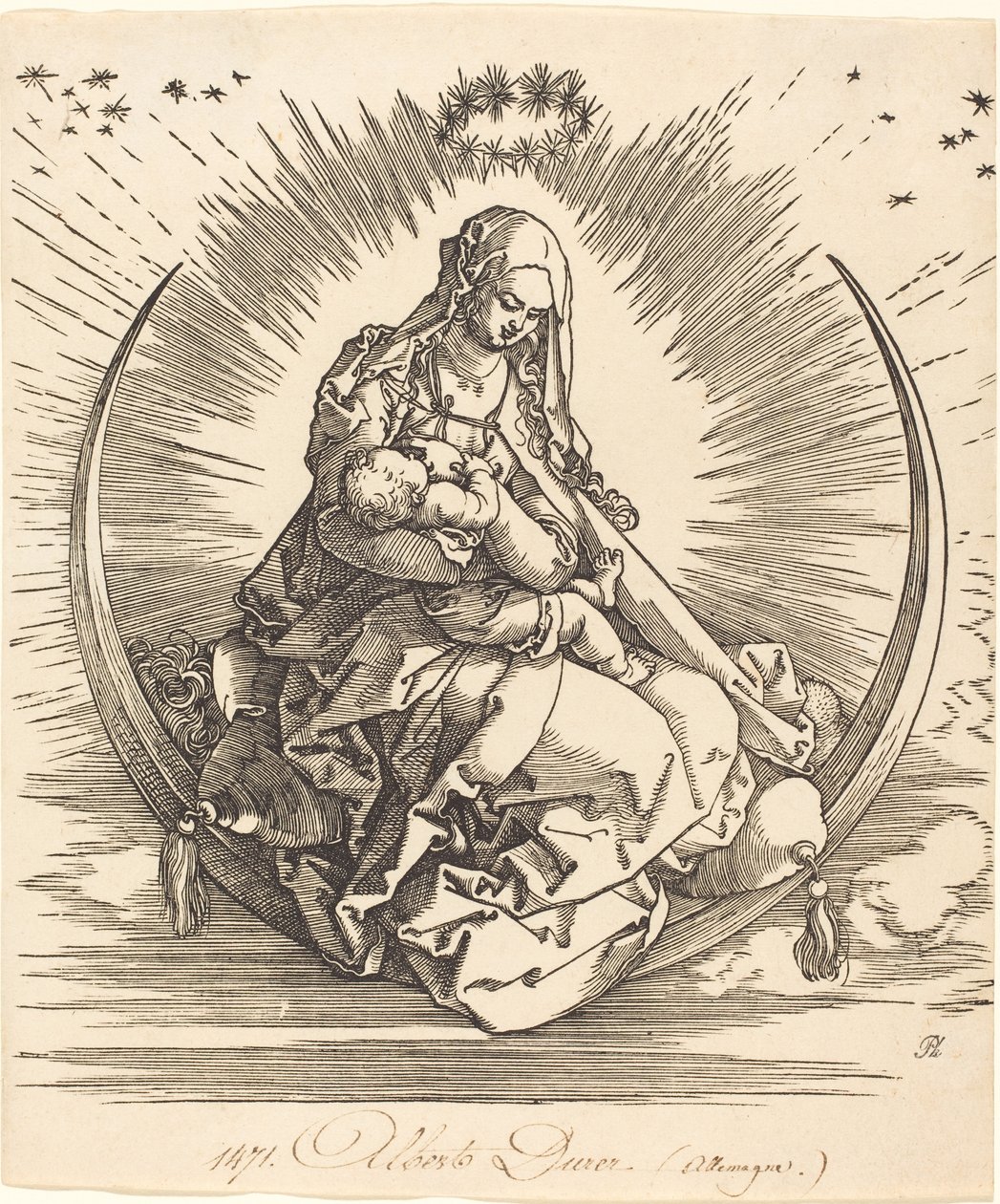 Madonna na Półksiężycu autorstwa Albrecht Dürer