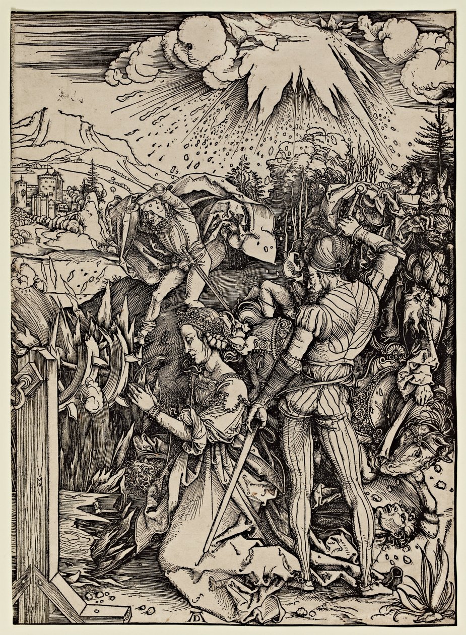 Męczeństwo św. Katarzyny Aleksandryjskiej autorstwa Albrecht Dürer