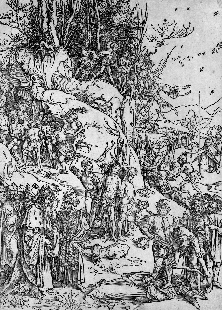 Męczeństwo dziesięciu tysięcy autorstwa Albrecht Dürer