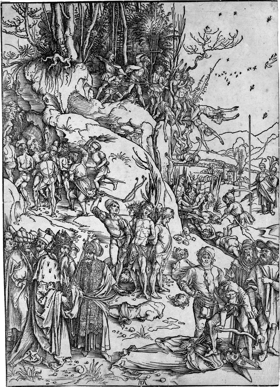 Męczeństwo dziesięciu tysięcy autorstwa Albrecht Dürer