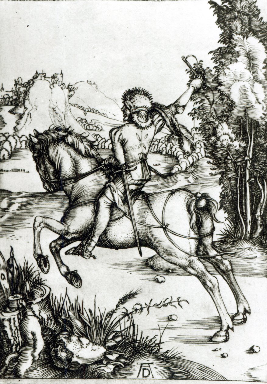 Mały Kurier, ok.1496 autorstwa Albrecht Dürer