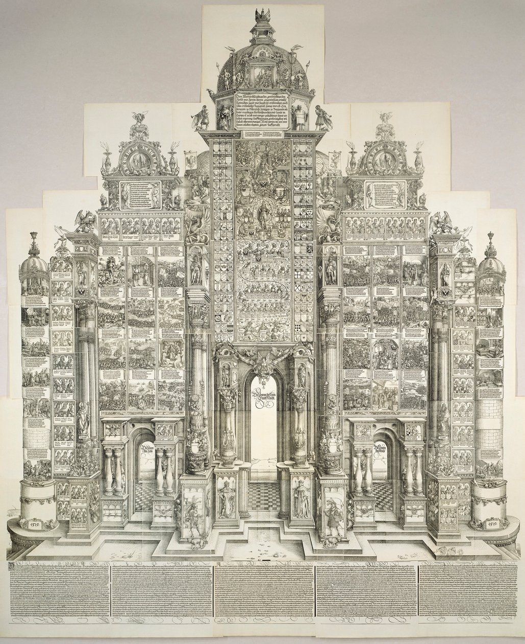 Łuk Triumfalny Maksymiliana autorstwa Albrecht Dürer