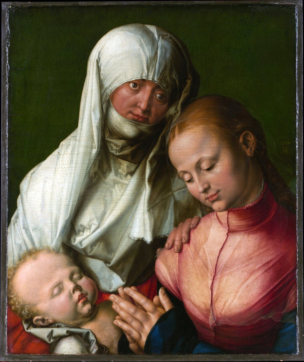 Dziewica z Dzieciątkiem ze św. Anną autorstwa Albrecht Dürer