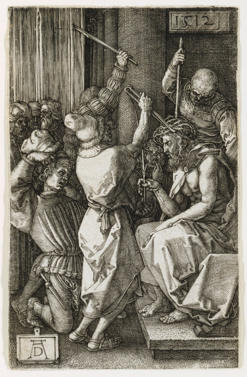 Chrystus ukoronowany cierniem, 1512 autorstwa Albrecht Dürer