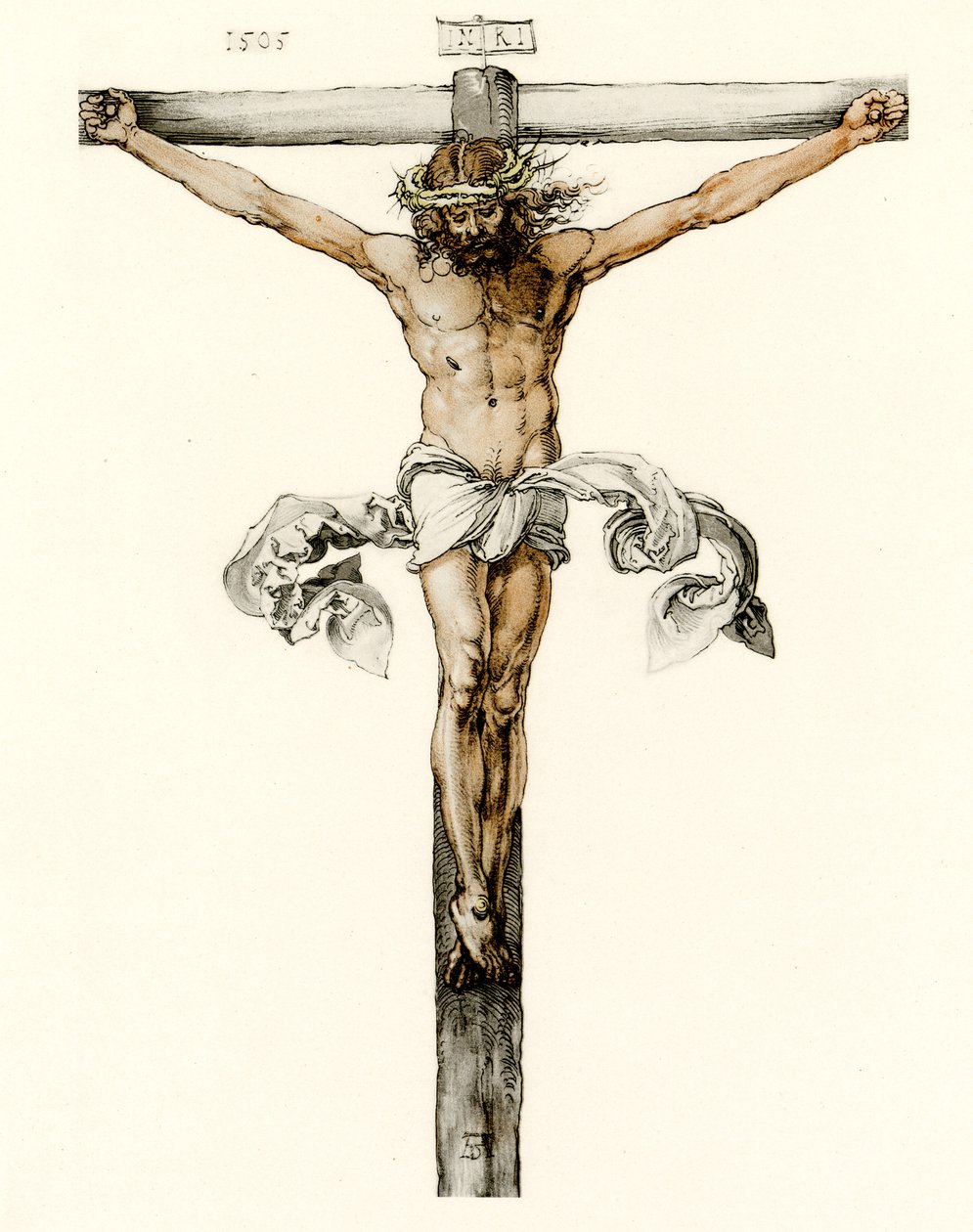 Chrystus na krzyżu autorstwa Albrecht Dürer