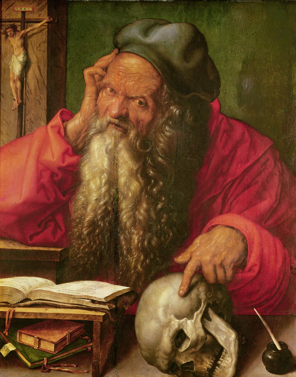 Portret św. Hieronima, 1521 autorstwa Albrecht Dürer