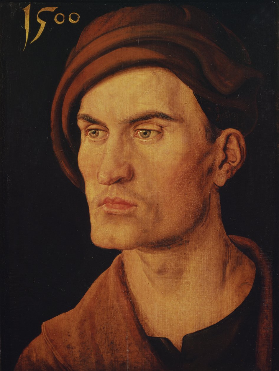 Portret młodzieńca, 1500 autorstwa Albrecht Dürer