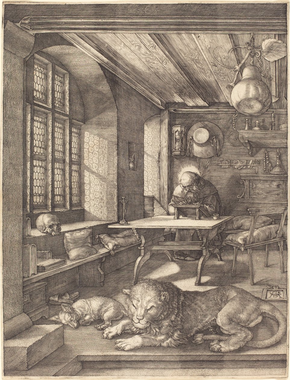 Św. Hieronim w swoim gabinecie, 1514 autorstwa Albrecht Dürer