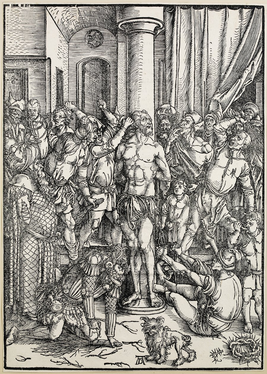 Biczowanie, ok. godz. 149697 autorstwa Albrecht Dürer