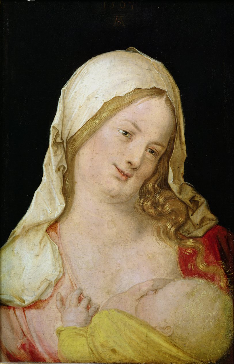 Dziewica i Dziecko autorstwa Albrecht Dürer