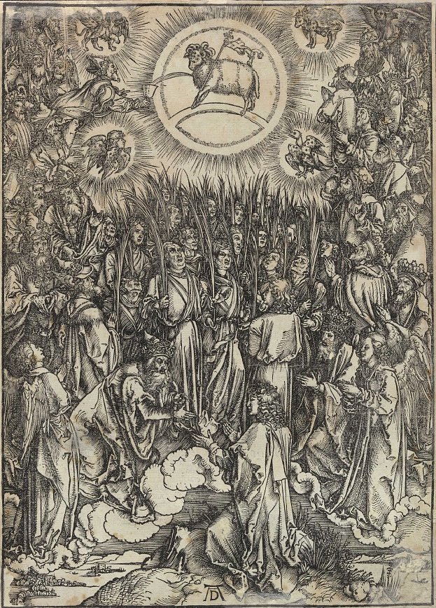 Adoracja Baranka Bożego autorstwa Albrecht Dürer