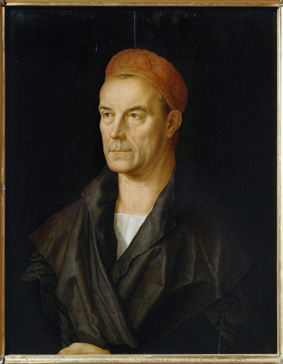 Jakob II Fugger, zwany "Bogaczem" (obraz na drewnie lipowym) autorstwa Albrecht (after) Durer or Duerer
