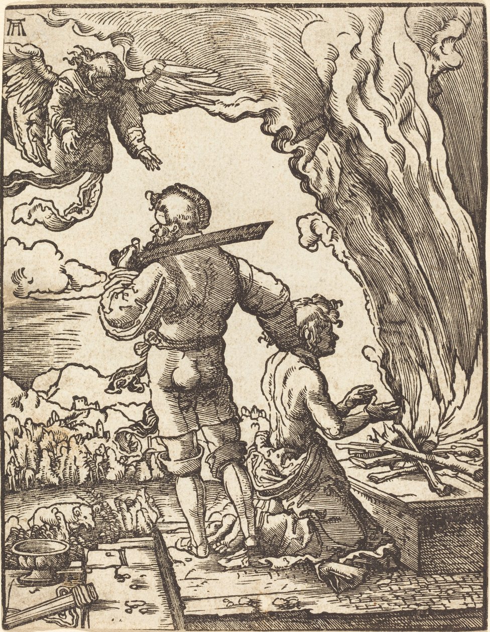 Ofiara Abrahama autorstwa Albrecht Altdorfer