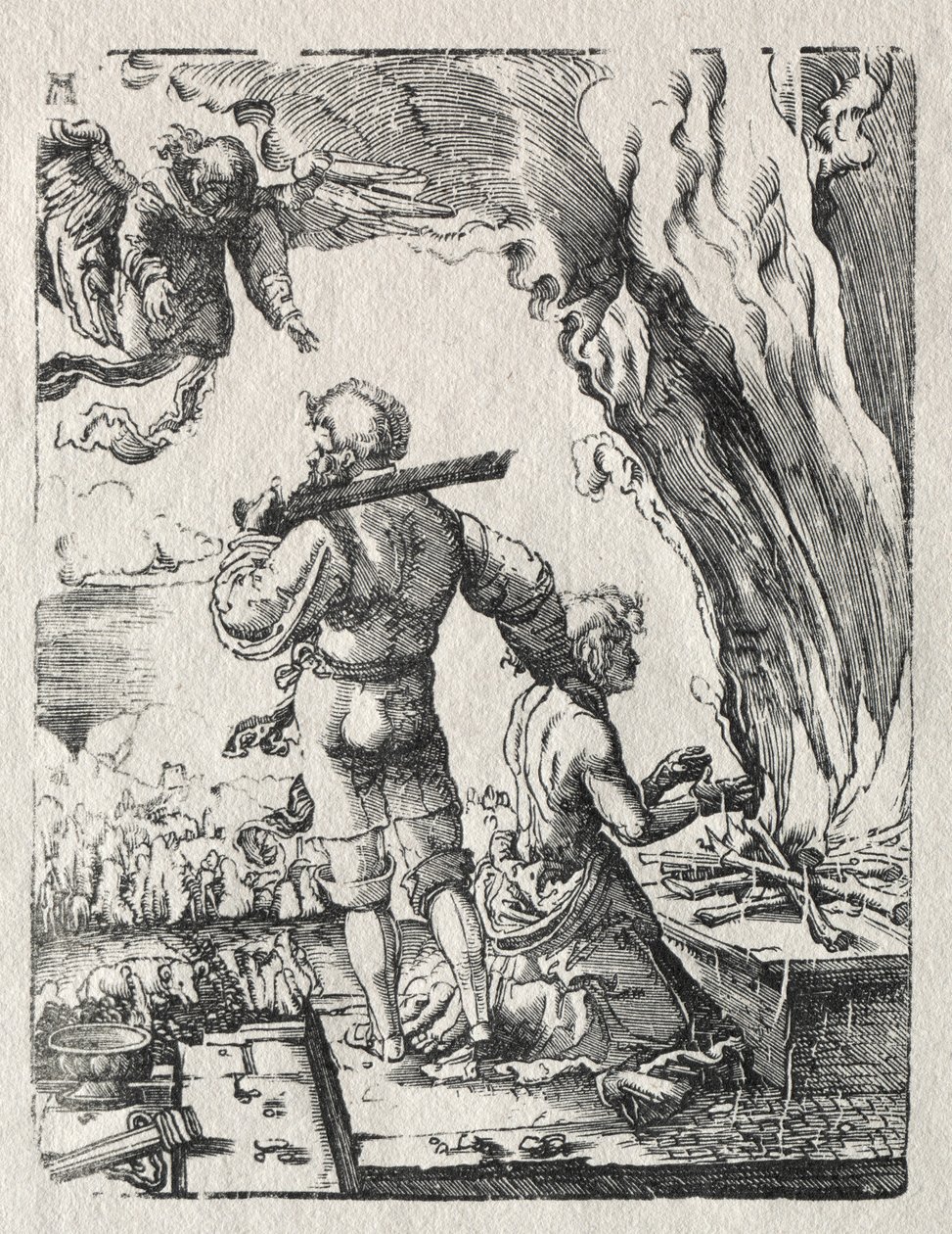 Ofiara Abrahama autorstwa Albrecht Altdorfer